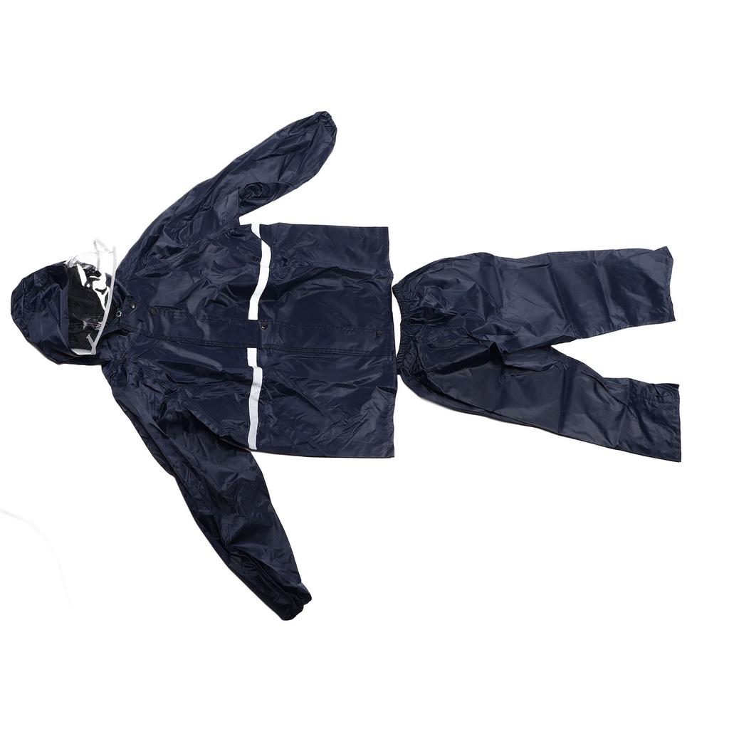 Split Jacket Pants Suit Breathable Waterproof Raincoat Set Double Layer Raincoat Set for Men Women