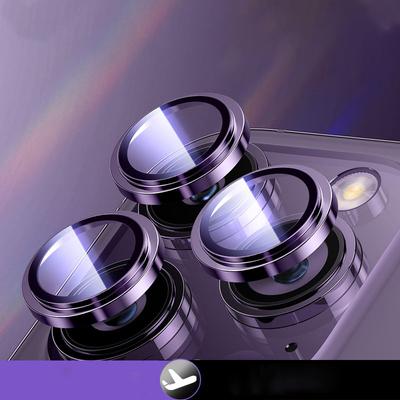 Camerabeschermer Aluminiumlegering Gehard Glas Lens Accessoires Beschermfolie Voor iPhone 16 15 Pro 14 13 12 11 Pro Max