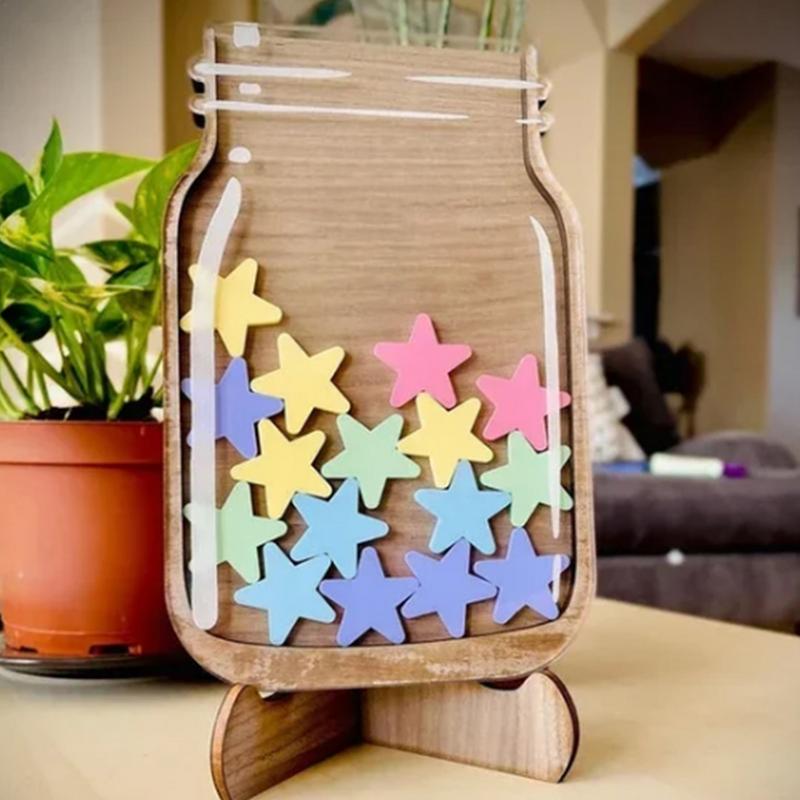 Magnetic Reward Jar Back To School With Cookies Smile Children Positive Behavior Award Magnetic Chore Chart Gifts For Kids