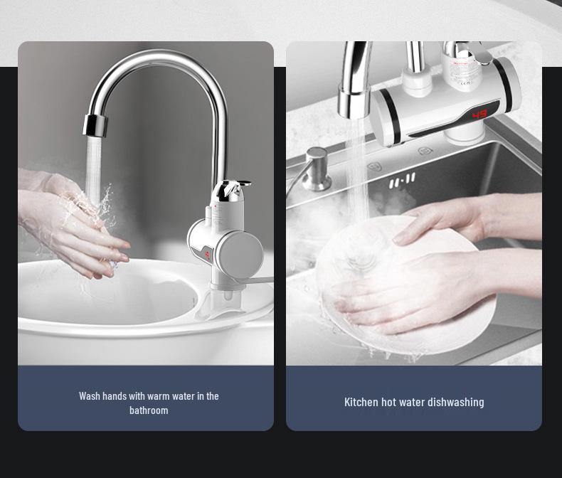 Dual-Use Instant Electric Hot Water Faucet for Kitchen & Bathroom