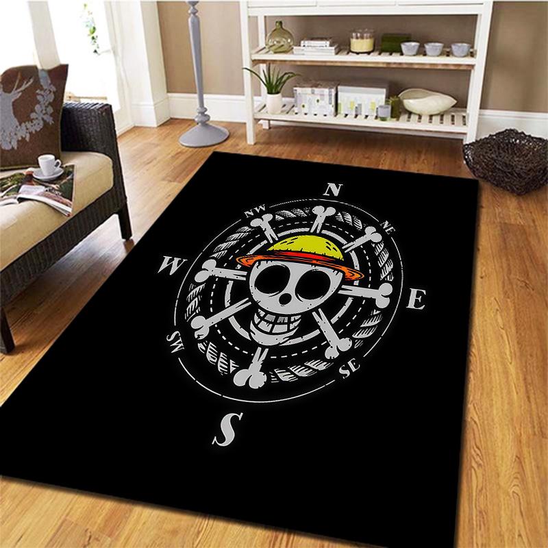 One Piece Logo Carpet Rug For Living Room Bedroom Home Sofa Decoration Kids Play Nonslip Floor Mat