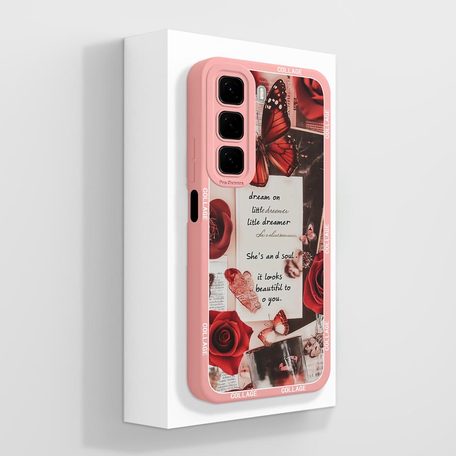 For Infinix Hot50 50i 50Pro 50Pro+ Case Lovely Cat Panda Fall Prevention Unique Phone Cover For Infinix Hot 50 Pro Plus 50i Capa