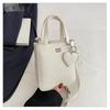 High Quality Chic PU Leather Shoulder Bag Versatile Small Square Satchel Waterproof Lightweight Crossbody for Travel Work Gift Women