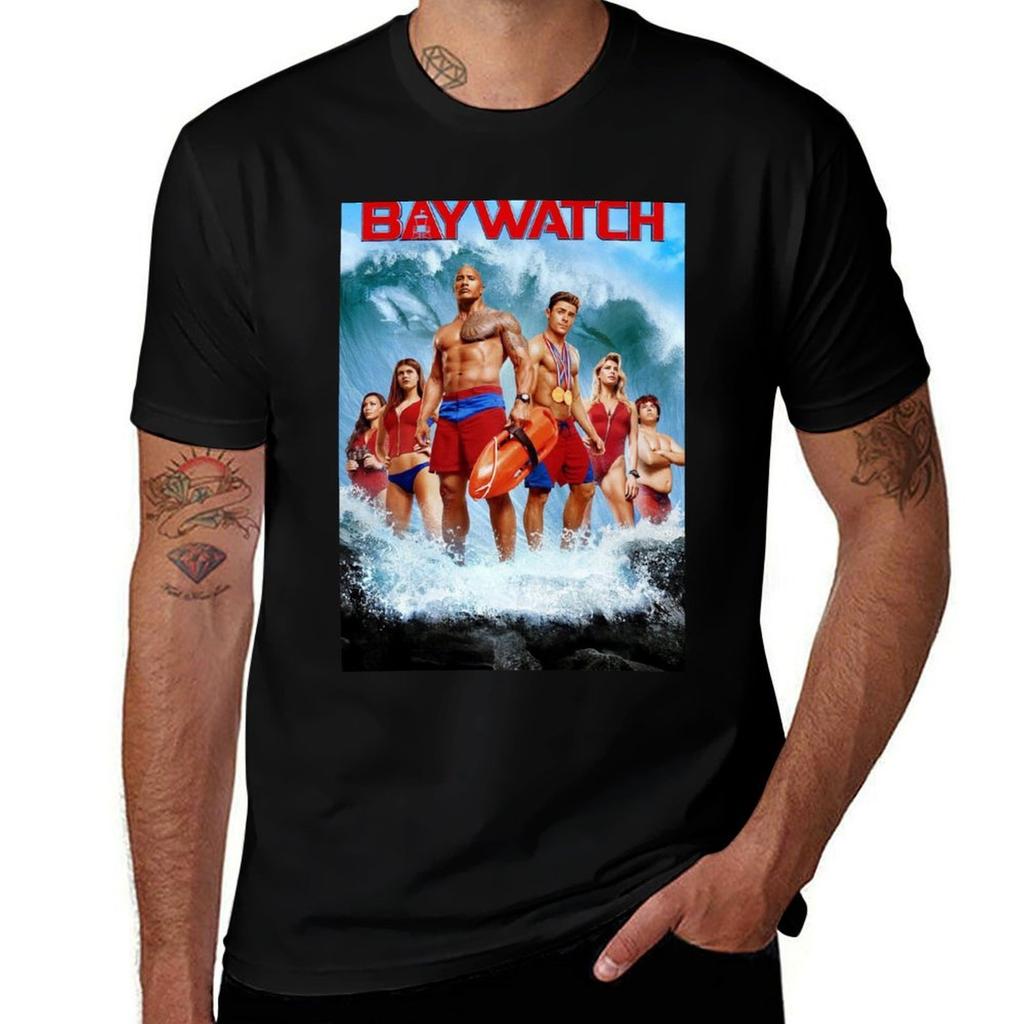 Baywatch T-Shirt Lässiges lockeres Kurzarm-T-Shirt