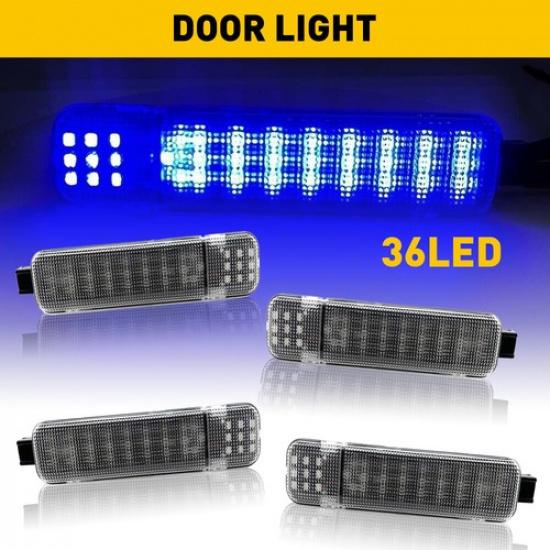 4PCS LED Door Courtesy Lights For Chevy Silverado Suburban Tahoe Sierra Yukon EA