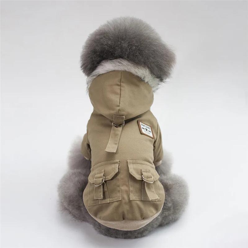 Warm Pet Dog Clothes Thicken Winter Coat Puppy Cat England Grid Jackets Overalls For Dogs Vest Chihuahua Clothing Pets Products