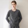 Versatile Autumn/Winter Pure Cashmere Knit Sweater - Warm, Slimming, Round Neck, Long Sleeve