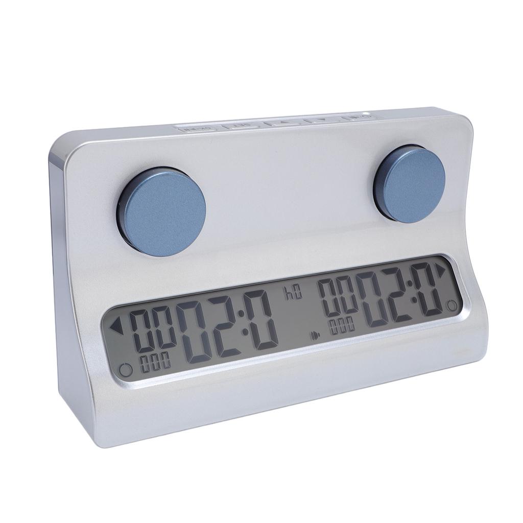 Chess Clock Timer Voice Broadcast Reward and Delay Mode Digital Chess Timer with Large Display for