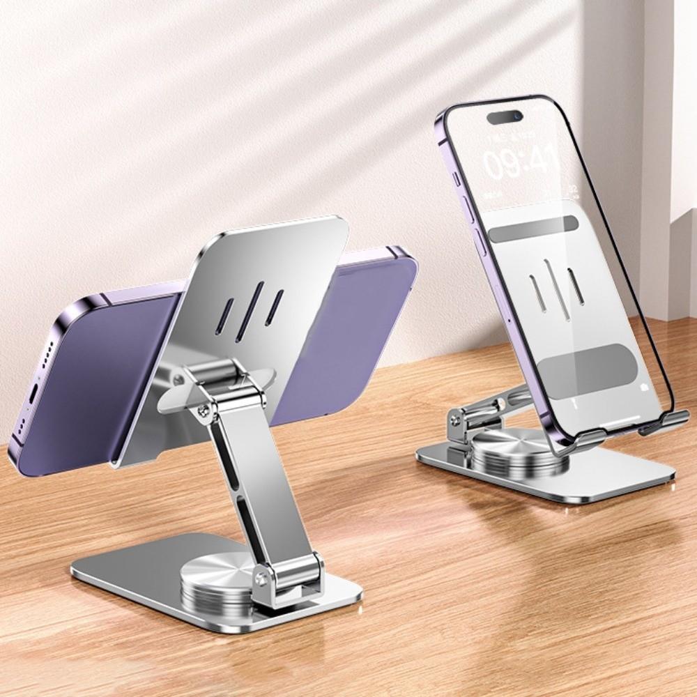 Folding Adjustable Phone Holder 360 ° Rotating Table Cell Phone Stand  Universal Bracket