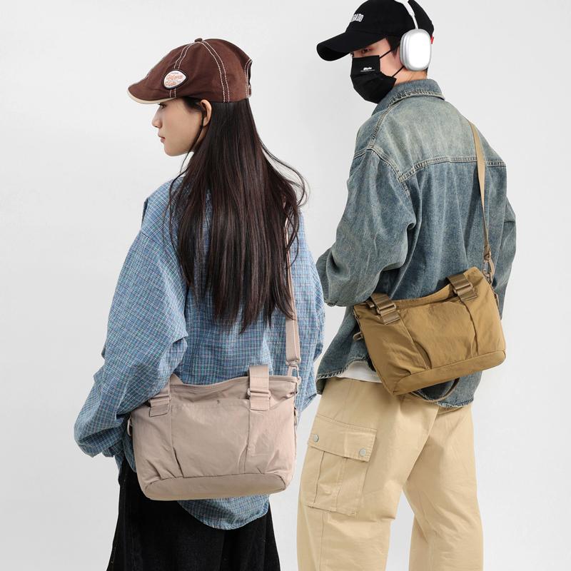 Damen Schultertasche Leichte Umhängetasche Einfarbige Tragetasche