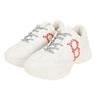 MLB Big Ball Chunky Anti-Slip And Wear-Resistant Lightweight Low-Top Chunky Sneakers Unisex White Red Sneakers 32SHCN011-43I