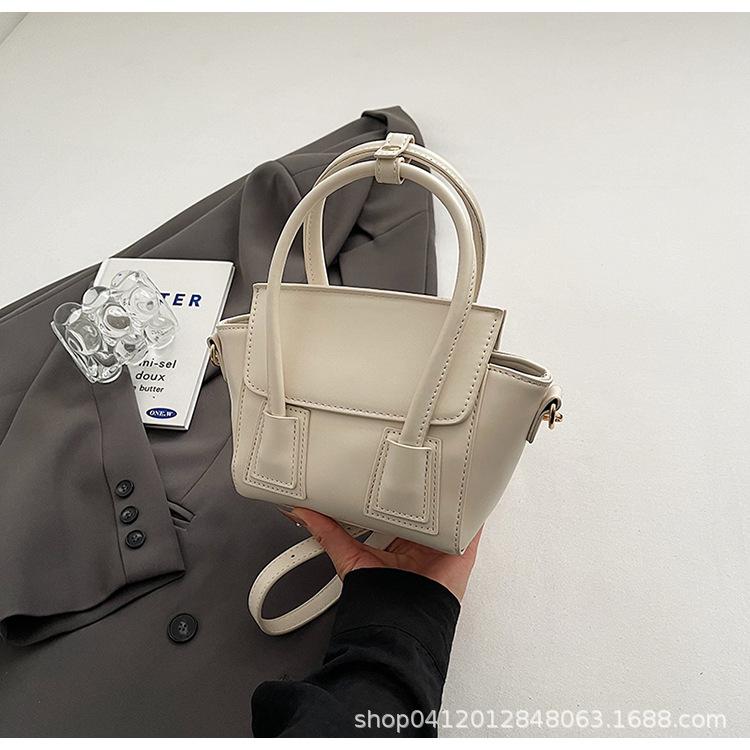 Summer portable small bag women's 2025 new fashionable textured wing bag popular this year versatile shoulder messenger bag