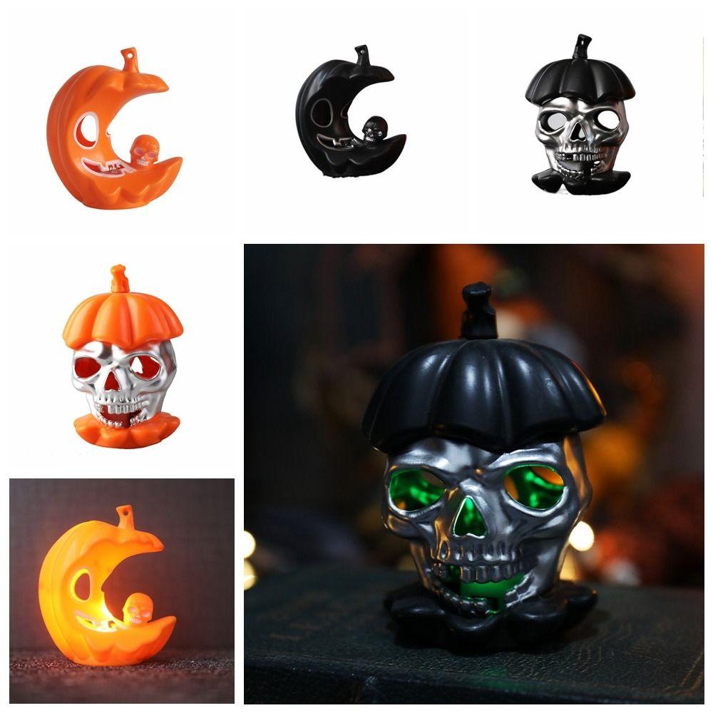 

Страшный Хэллоуин Свеча Тыквенный Череп Светодиодный Тыквенный Фонарь Тыквенный Череп Лампа Декоративные Реквизит