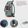Retro Canvas USB Backpack: Unisex, Large Outdoor Travel Bag