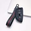 Silicone Key Fob Cover Keychain Compatible with BMW 1 2 3 4 5 6 7 Series X1 X2 X3 X4 X5 X6 X7 M Series Smart Keyless Soft Grip Texture