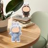Dustproof Case for LABUBU Doll Clear Plastic Protective Cover Backpack Pendant Hanging Box
