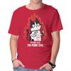 Unisex Crew Neck T-Shirt I'm Purr Evil Graphic Short Sleeve Casual Tee