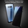 Suritch Case Cover for Samsung Galaxy S10e, Magnetic Case, Anti-peeping, Double-Sided Transparent Tempered Glass Anti-Scratch Black