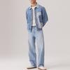 Levis Casual Comfortable Patchwork Single-Breasted Long Sleeve Denim Jacket Men Jackets 004YT-0000