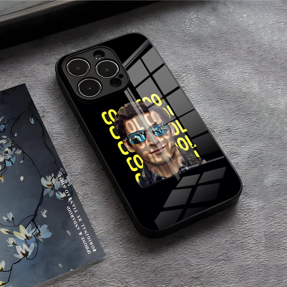 B-Brooklyn Nine-Nine 99 Handyhülle Für IPhone 17 Air 16 E Pro Max 15 14 13 Mini 12 Pro 11 Max Plus Schwarze Glasabdeckung