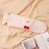 Cartoon Cat Shape Long Hot Water Bag With Soft Short Plush For Warmth And Gift Giving