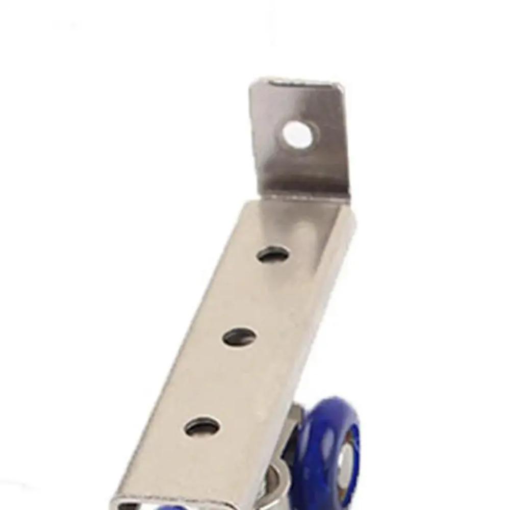 2pcs/set Durable Rail Track Pulley Metal Hanging Wheels Runners Sliding Door Roller  Room