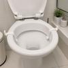 Upevňovací příslušenství pro vyrovnání sedátka WC, Klipový stabilizátor sedátka do koupelny, Jednodílná 3D tištěná instalace bez vrtání, Zacvakávací upevnění, Hluk kývajícího se sedátka WC
