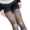 Women Lace Patterned Fishnet Tights High Waist Fishnets Leggings Net Stockings Pantyhose Thigh High Stockings Hosiery