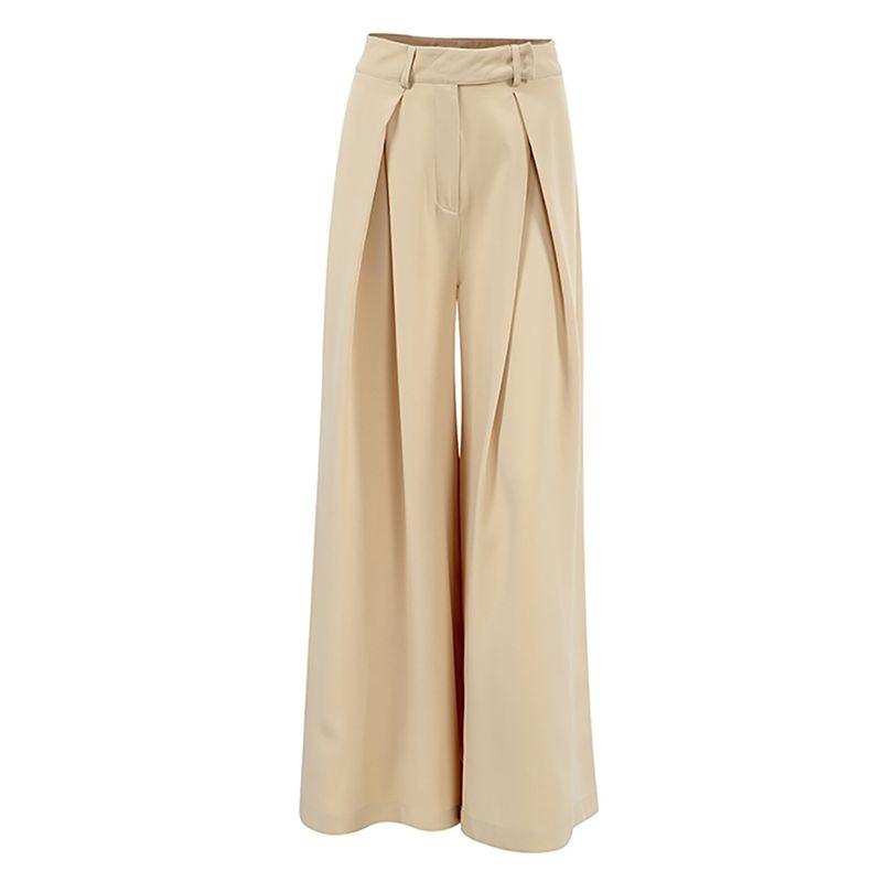 Fashion 2025 Fall and Winter Unique Design Women's Pants Khaki Loose Casual Loose Pants