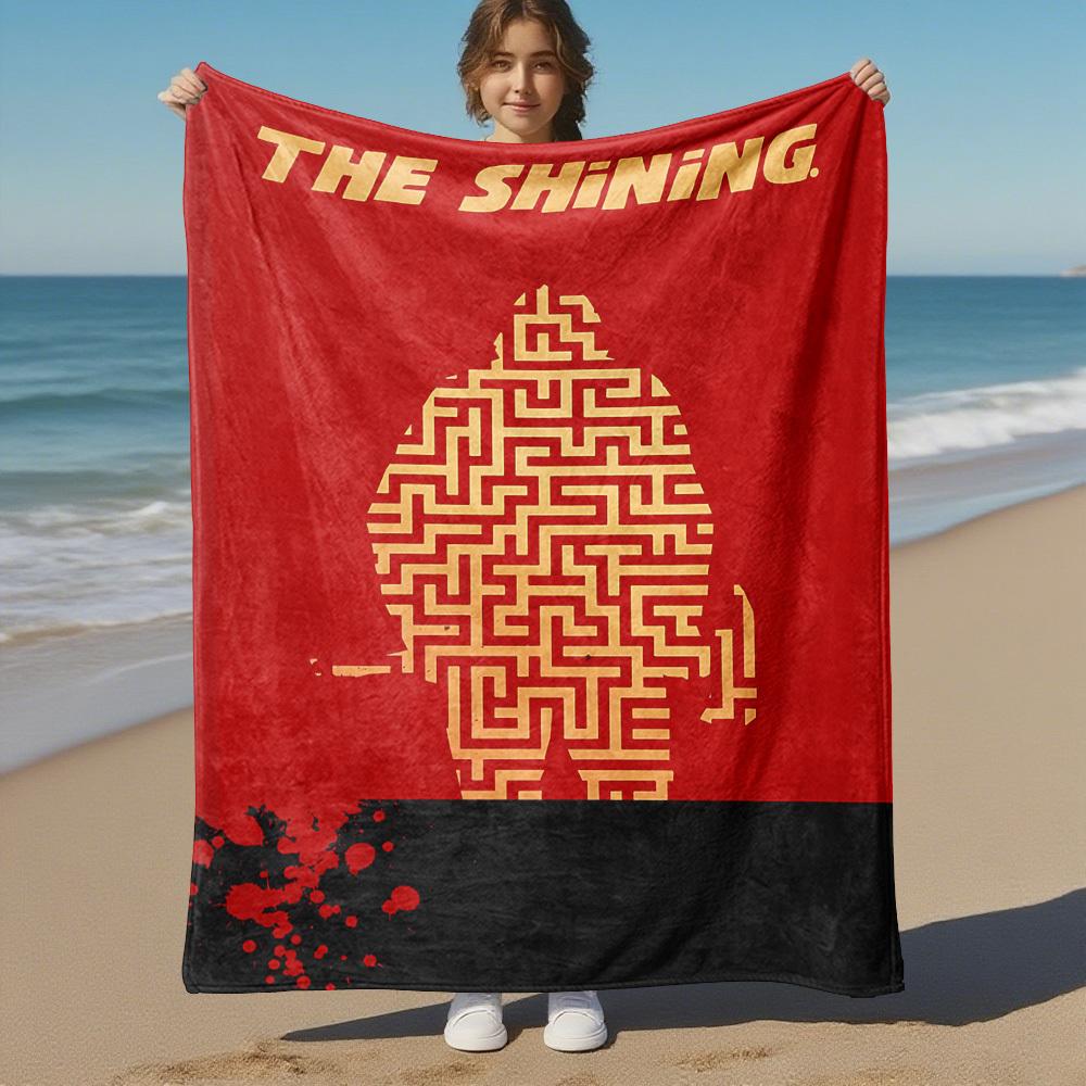 1PC THE SHINING. Outdoor Flannel Blanket Soft Plush Decor for Picnics, camping,Bedroom, Playroom, Office1235A