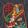Steven Rhodes Unisex Adult LetÂ´s Catch Santa Heather T-Shirt