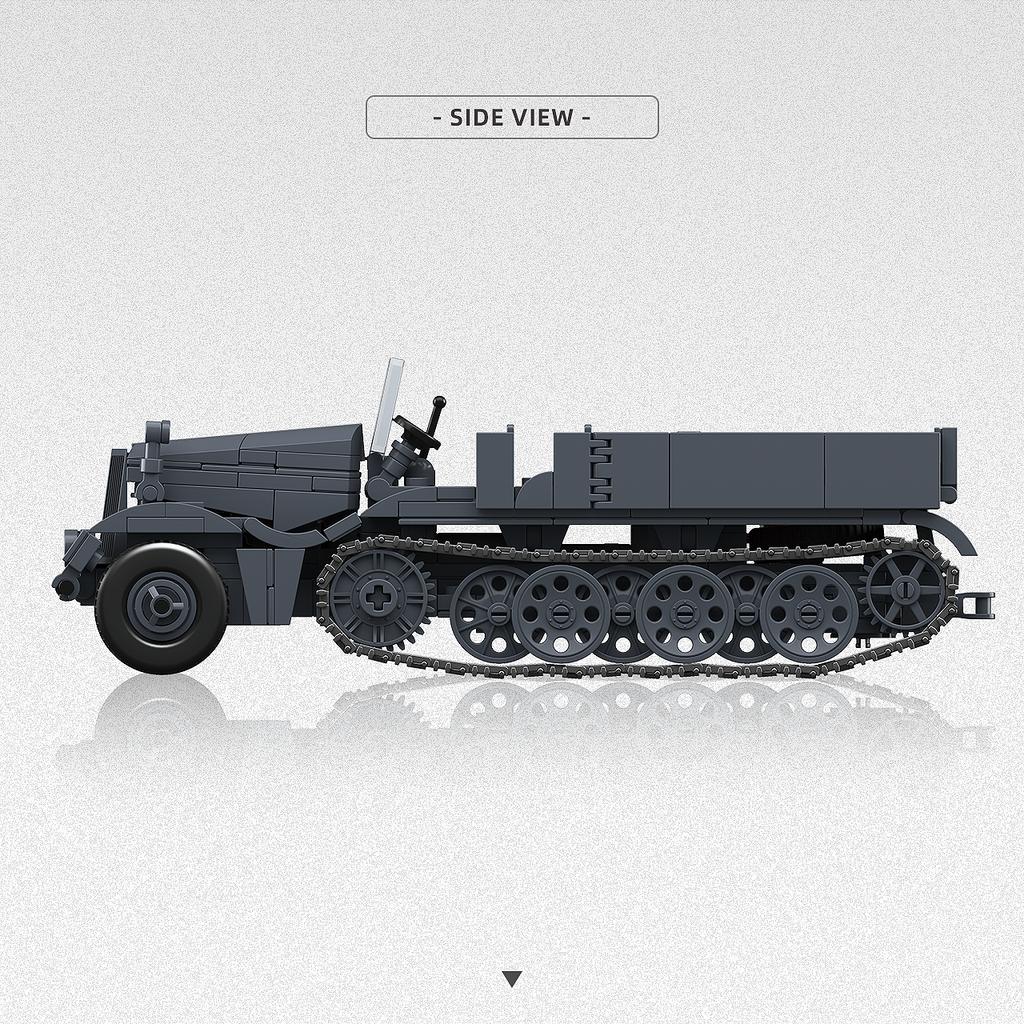 Army Style High-Quality World High-Quality War High-Quality Building High-Quality Blocks High-Quality Army High-Quality Sd.Kfz.9 High-Quality Famo
