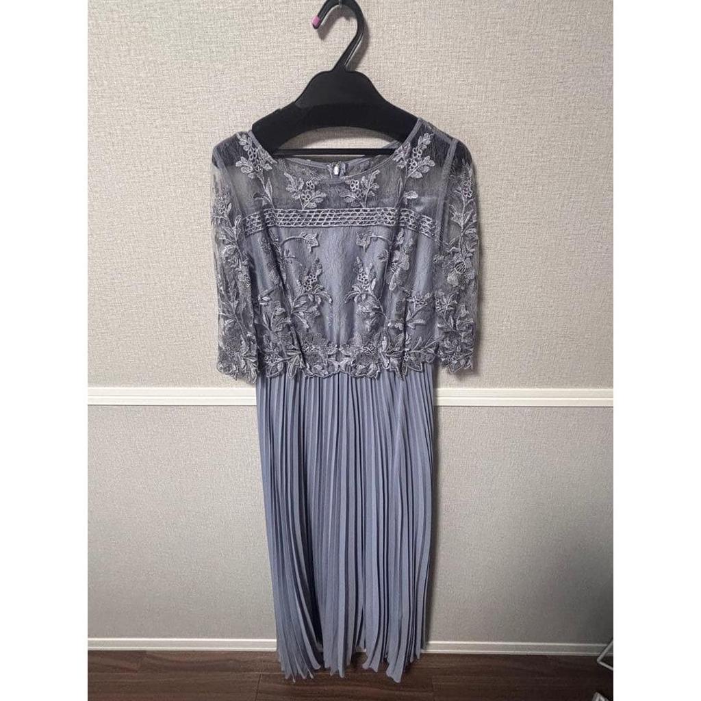 Used Dorry Doll Original Pattern Embroidery Lace Pleated Dress
