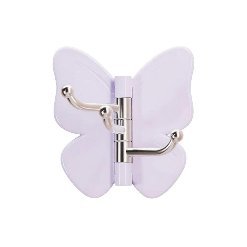 1/4PCS Plastic Butterfly Wall Hook Waterproof Adhesive Wall Hook  Kitchen Bathroom Storage