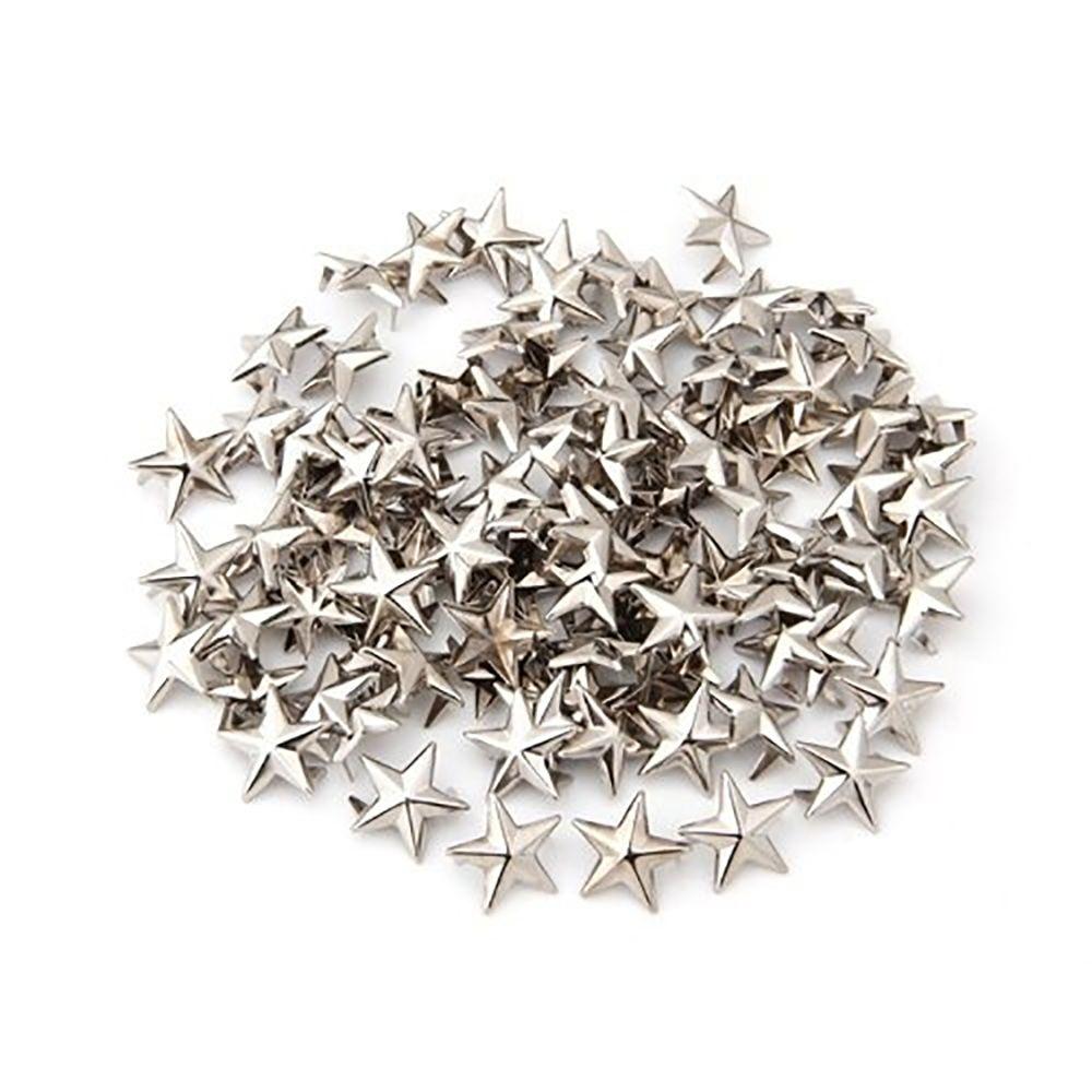 Metal for Hat,Bag,Clothes Spikes Spots Nailhead Sewing Decor Garment Supplies Star Rivets DIY Studs