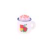5Pcs Dollhouse Miniature Food Play Scene Decoration Mini Cup Cake Enamel Basin Doll Accessories Toy