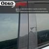 6Pcs Car Pillar Posts for Nissan Qashqai J10 2008 2009 2010 2011 2012 2013   Door Window Trim Stickers Black