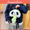 Cartoon Cute Panda Plush Backpack For Kids With Storage And Adjustable Straps