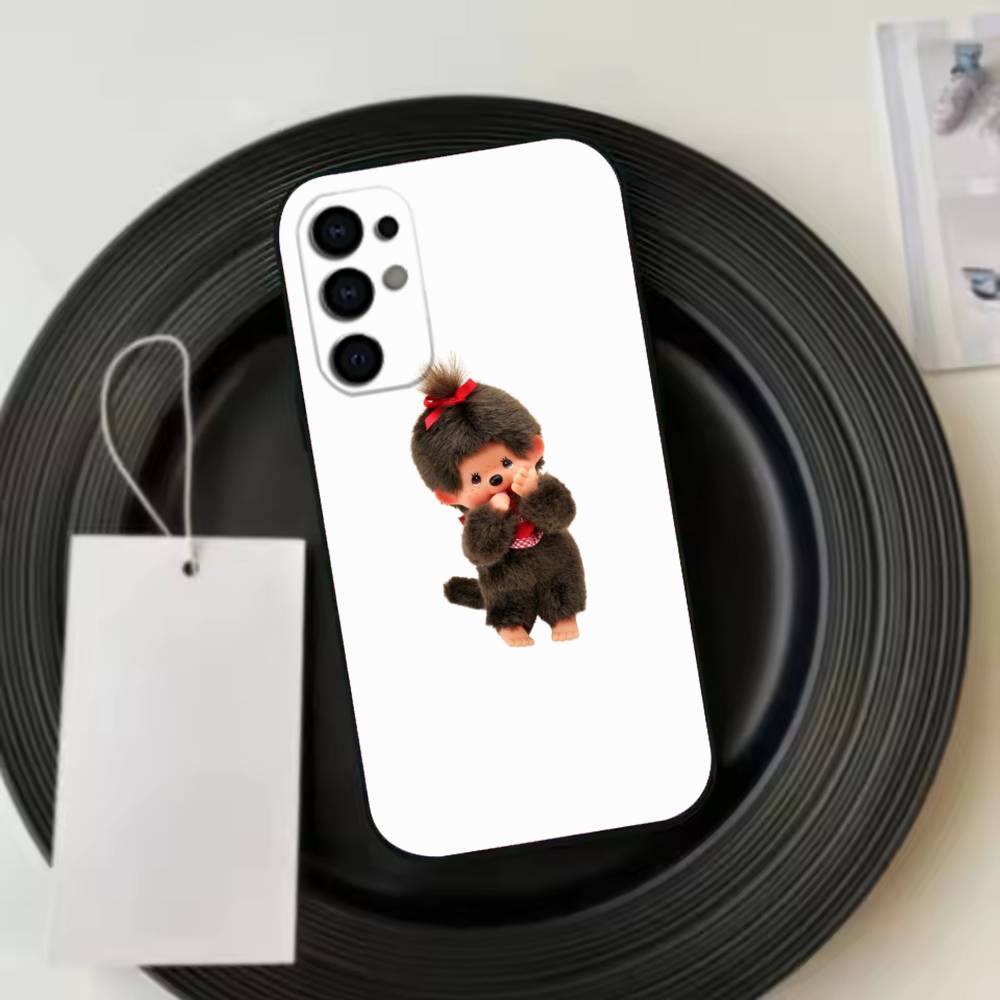 C-Cute monchhichis Phone Case For Samsung S25,S24,S21,S22,S23,S30,Ultra,S20,Plus,Fe,Soft Silicone Black Cover Samsung S105G