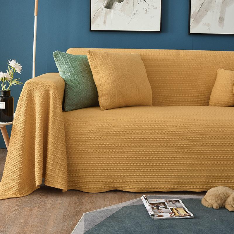 Sofa Cover Sofa Full Cover Cloth Four Seasons Sofa Cover Towel Wool Sofa Cushion