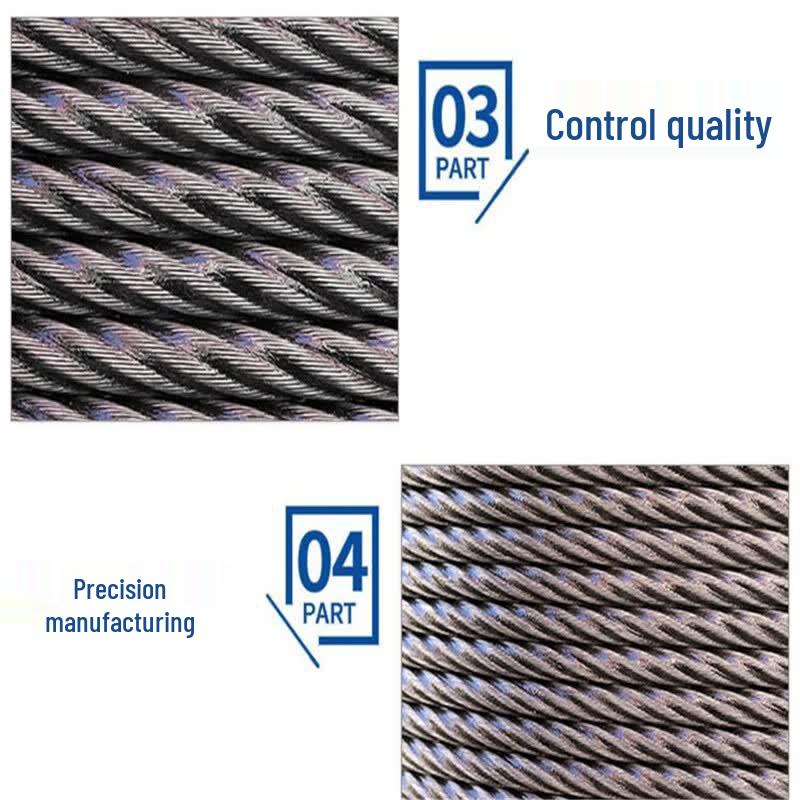 Langshan Carbon Steel Wire Rope 20mm 6x19W+FC