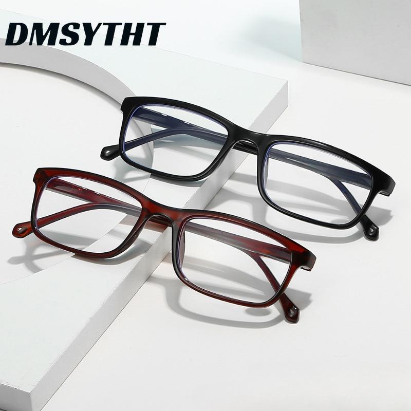 High Definition Portable Adjustable Spring Leg Anti Blue Light Reading Glasses Square PC Frame Presbyopia Eyeglasses