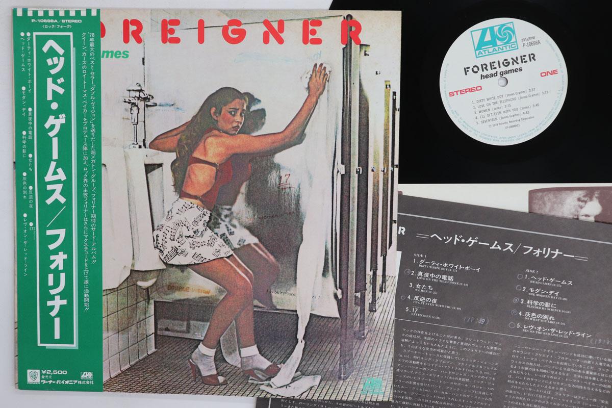 Виниловая пластинка FOREIGNER  Head Games P10698A ATLANTIC 1979 Япония Obi Рок Б/у