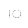 Earrings - LUXENTER - Thibu - Silver-plated Rhodium - Zircon - Ø 24 Mm