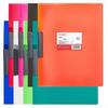 Transparent A4 Clipboard File Folder Candy Colored File Organizer Durable Document Bag