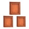 3 Pieces Mini Wooden Storage Tray Life Scene Bathroom 1:12 Scale Ornaments Scenery Supplies