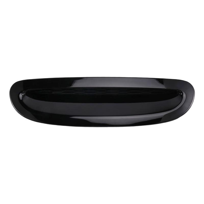 Bright Black Hood Vent Scoop Front Hood Air Inlet Trim Plate 51137328312 For Mini Cooper F54 F55 F56 F57 14-23 Bonnets