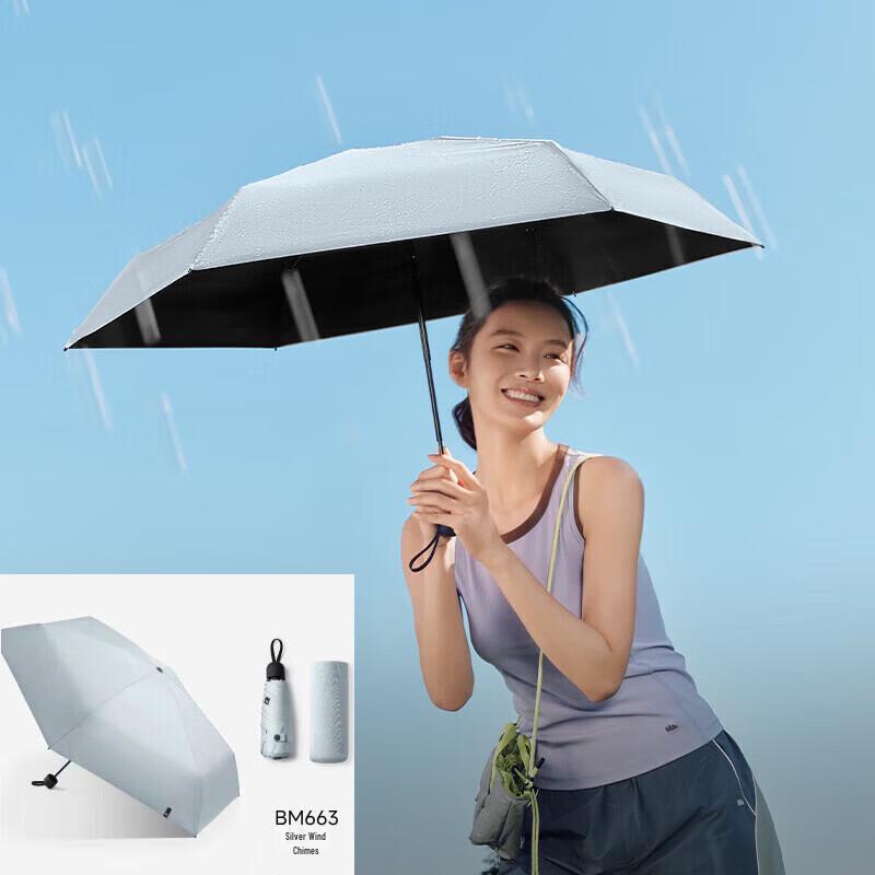 Banana Umbrella Compact 5-Fold Automatic UV Sun & Rain Umbrella
