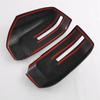 A03E-For Mitsubishi Triton / L200 2024 Carbon Fiber Side Door Mirror Cap Rearview Mirror Cover Trim Accessories