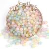 Iridescent Acrylic Round Beads for DIY Phone Case & Jewelry Decoration